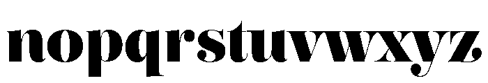 Reina Neue Black Font LOWERCASE