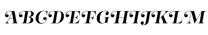 Reina Neue Bold Italic Font UPPERCASE