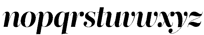 Reina Neue Bold Italic Font LOWERCASE