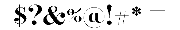 Reina Neue Bold Font OTHER CHARS