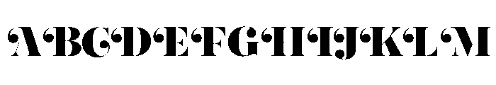 Reina Neue Display Black Font UPPERCASE