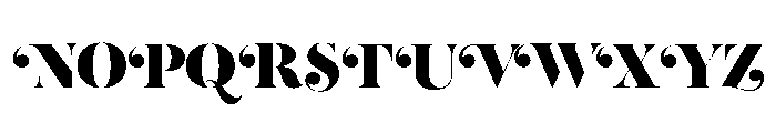 Reina Neue Display Black Font UPPERCASE