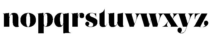Reina Neue Display Black Font LOWERCASE