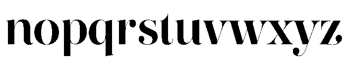 Reina Neue Display Bold Font LOWERCASE