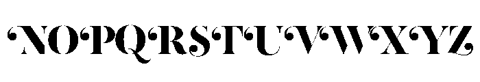 Reina Neue Display Extra Bold Font UPPERCASE