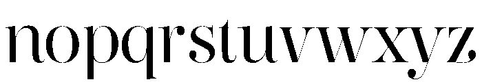Reina Neue Display Regular Font LOWERCASE