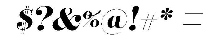 Reina Neue Extra Bold Italic Font OTHER CHARS