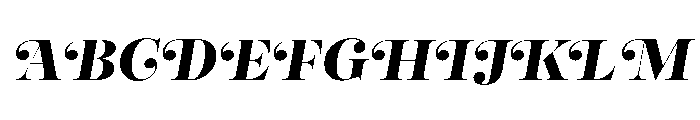 Reina Neue Extra Bold Italic Font UPPERCASE