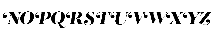Reina Neue Extra Bold Italic Font UPPERCASE