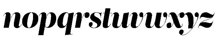 Reina Neue Extra Bold Italic Font LOWERCASE