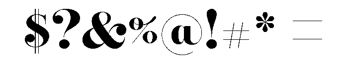 Reina Neue Extra Bold Font OTHER CHARS