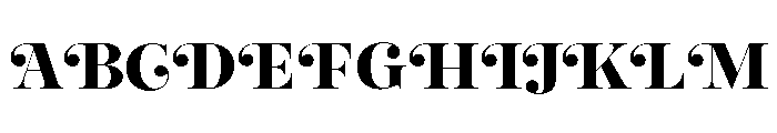 Reina Neue Extra Bold Font UPPERCASE