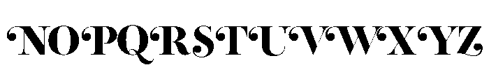 Reina Neue Extra Bold Font UPPERCASE