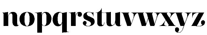 Reina Neue Extra Bold Font LOWERCASE