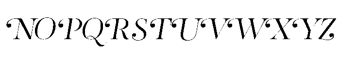 Reina Neue Light Italic Font UPPERCASE