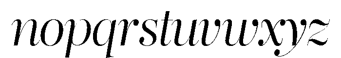 Reina Neue Light Italic Font LOWERCASE