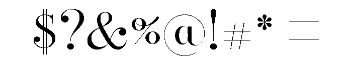 Reina Neue Light Font OTHER CHARS