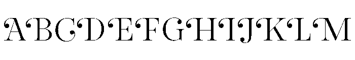 Reina Neue Light Font UPPERCASE