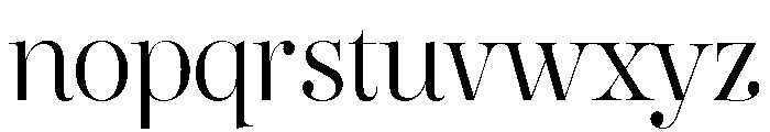 Reina Neue Light Font LOWERCASE