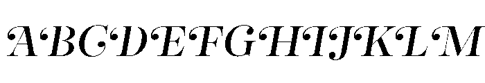 Reina Neue Medium Italic Font UPPERCASE