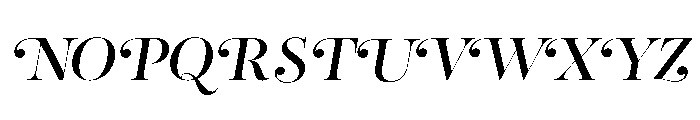 Reina Neue Medium Italic Font UPPERCASE