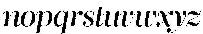 Reina Neue Medium Italic Font LOWERCASE