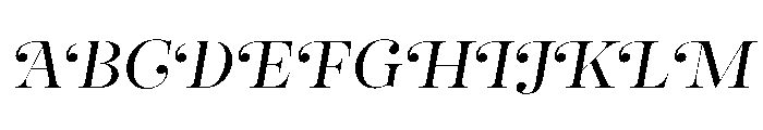 Reina Neue Regular Italic Font UPPERCASE