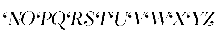Reina Neue Regular Italic Font UPPERCASE