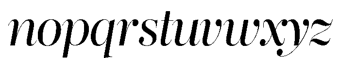Reina Neue Regular Italic Font LOWERCASE