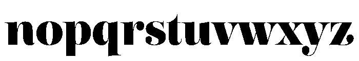 Reina Neue Small Black Font LOWERCASE