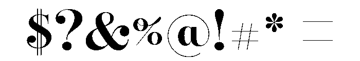 Reina Neue Small Bold Font OTHER CHARS