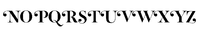 Reina Neue Small Bold Font UPPERCASE