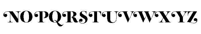 Reina Neue Small Extra Bold Font UPPERCASE