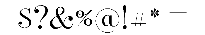 Reina Neue Small Light Font OTHER CHARS