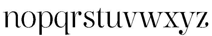 Reina Neue Small Light Font LOWERCASE