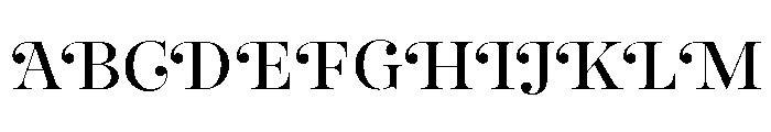 Reina Neue Small Medium Font UPPERCASE