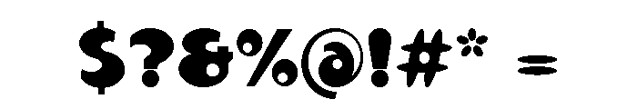 Relax Regular Font OTHER CHARS