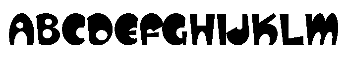 Relax Regular Font UPPERCASE