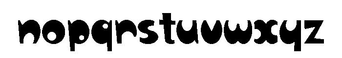 Relax Regular Font LOWERCASE