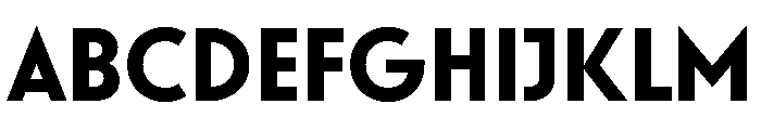 Relish Bold Font UPPERCASE
