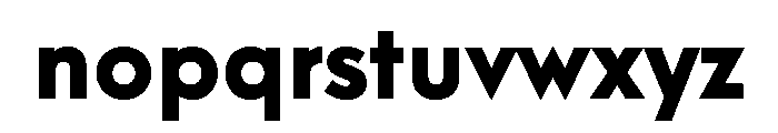 Relish Bold Font LOWERCASE