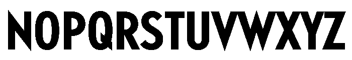 Relish Condensed Bold Font UPPERCASE