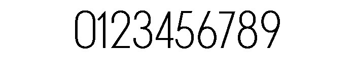 Relish Condensed Light Font OTHER CHARS