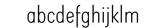 Relish Condensed Light FONT