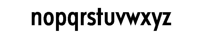 Relish Condensed Medium Font LOWERCASE