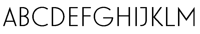 Relish Light Font UPPERCASE