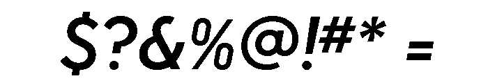 Relish Medium Italic Font OTHER CHARS