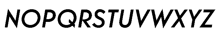 Relish Medium Italic Font UPPERCASE