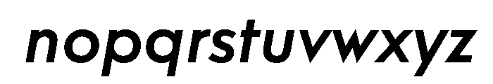 Relish Medium Italic Font LOWERCASE