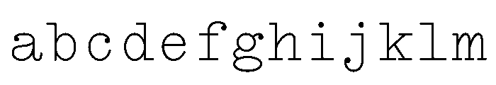 Remington Typewriter Regular FONT